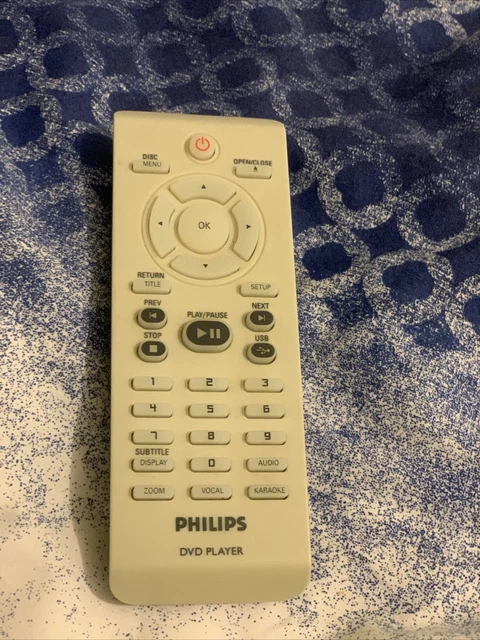 Philips Rc199 PHILIPS RC-2024 DVD Player Remote Control - Genuine - UnTested $14.95 ...
