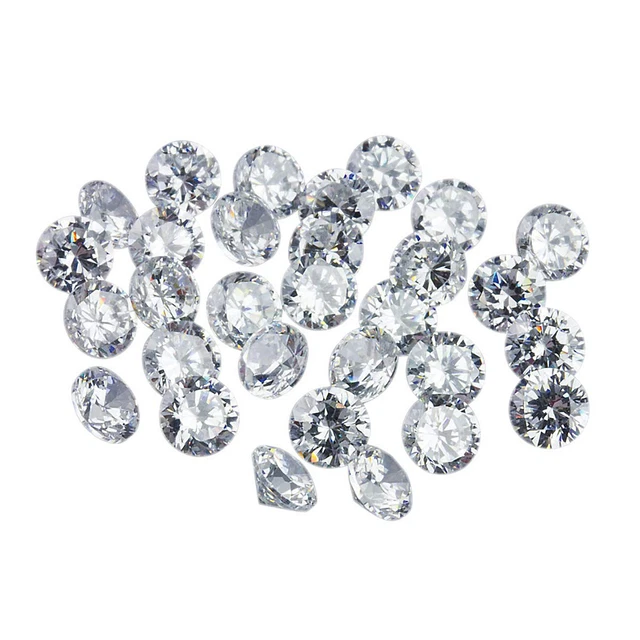 Ghi Lettre Cvd Diamant I1/I2 Clarté Coupe Ronde 5 CT 300 Pièces Labo Grown Lot