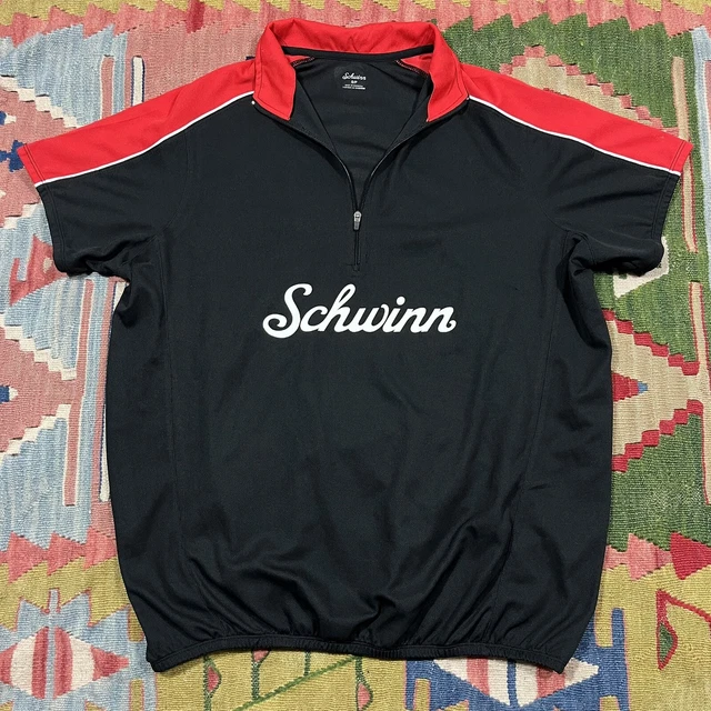 Schwinn Half Zip Short Sleeve Cycling Jersey Men’s Small Bicycle Riding Racing