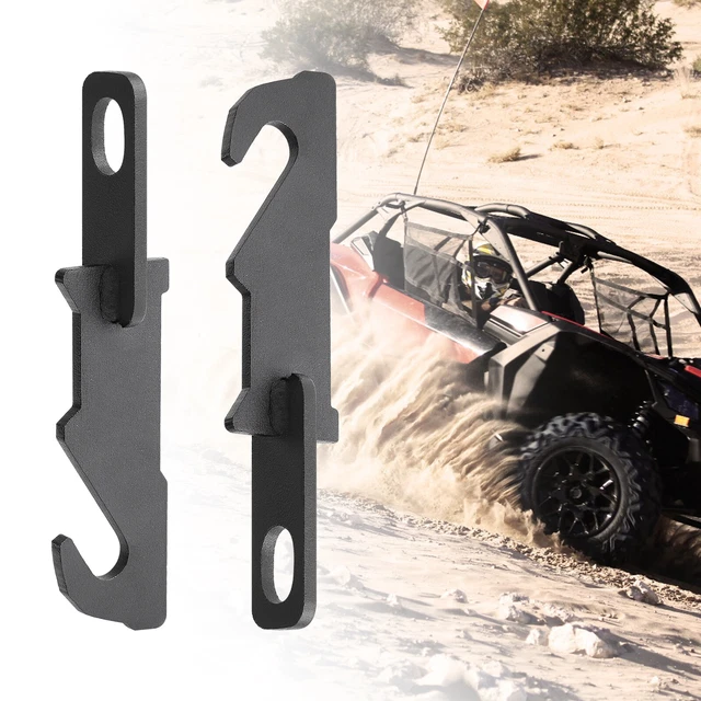 2PCS Door Latches Hook for 14-2023 Polaris RZR XP 4 1000/900/800 Turbo S Black 2PCS Door Latches Hook for 14-2023 Polaris RZR XP 4 1000/900/800 Turbo S Black