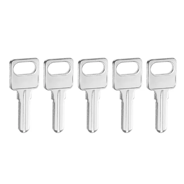 Key Blanks, 24mm Length 1 Slot Brass New Uncut Replacement Accessories 5 Pcs