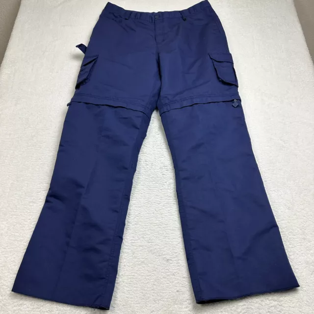 Boy Scouts America BSA Uniform Switchback Pants Men Size 36x34 Blue Relaxed Fit