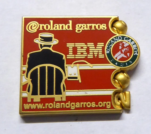 Pin's Technifibre Roland Garros 92 Arthus Bertrand - Tennis 1992