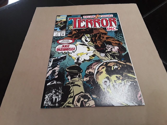 Marvel Comic Book Terror Inc. Vol. 1 # 1 July 1992 First Issue