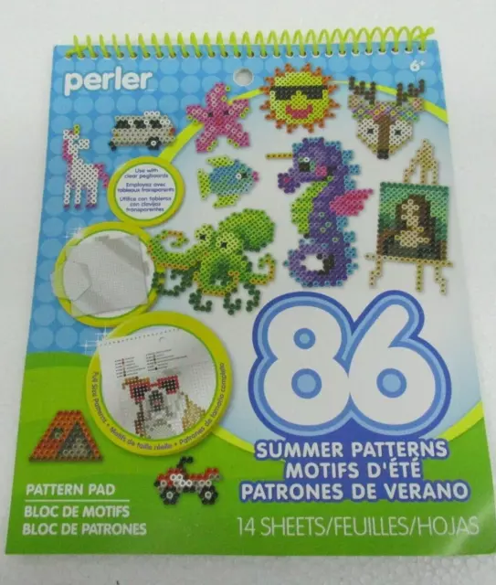 Perler Pattern Pad Summertime Fun