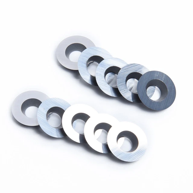 10pcs 12mm Rund Hartmetall Schneider Einsatz Ersatz Für Holz Drehung Werkzeug