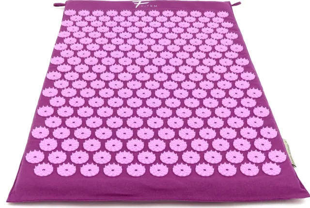 Fitem Tapis d’acupression acupuncture  massage relaxation  sport 68x42x2,5cm 2