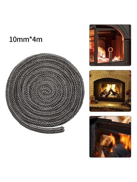 Joint de corde en fibre de verre flexible et souple pour portes et cheminées de
