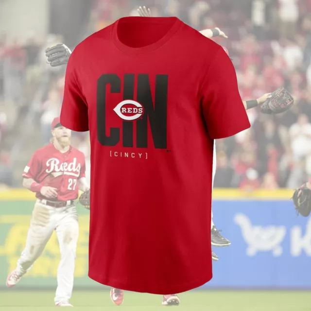 NEW NEW - 2024 Cincinnati Reds Red Scoreboard T-Shirt $10.99 - PicClick