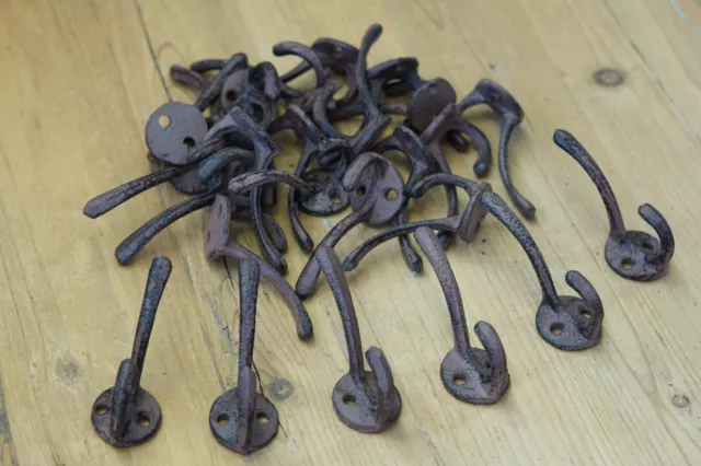 25 Rustic Hooks Key Hook Cast Iron Hat Wall Hooks Small Mounted Bath Wholesale