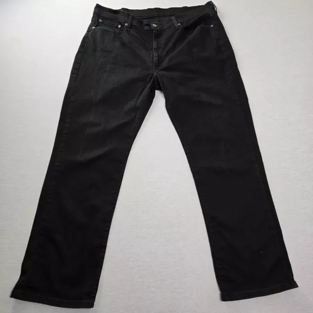 Levi's 514 Mens Jeans W40 L30 Straight Mid Rise Actual Size W40 L29 Black