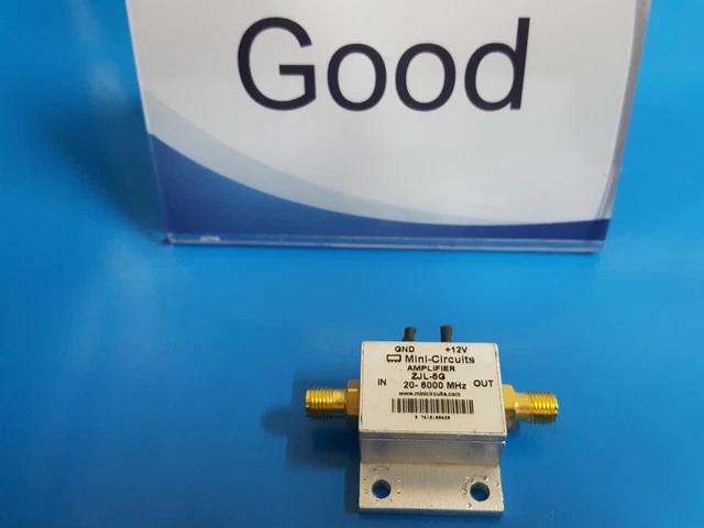 Mini-Circuits_ZJL-6G: Coaxial Amplifier, 50Ω, Low Power, 20 to 6000 MHz (0706)