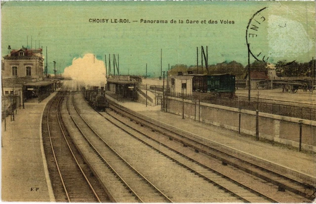 CPA AK Choisy le Roi panorama de la Gare et des Voies FRANCE (1282537)