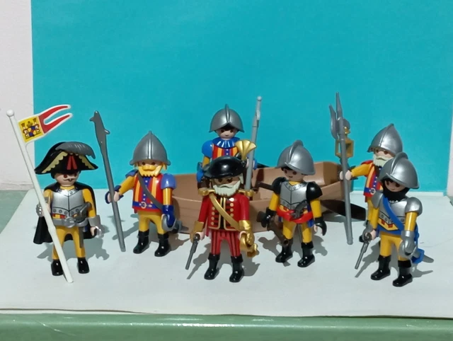 PLAYMOBIL X7 FIGURAS Conquistadores Espa oles Barca Coloniales playmobil-x7-figuras-conquistadores-espa-oles-barca-coloniales