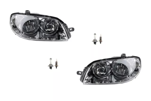 Scheinwerfer Set Halogen passend für Fiat Punto 188 03-04 mit H1 H7 links rechts