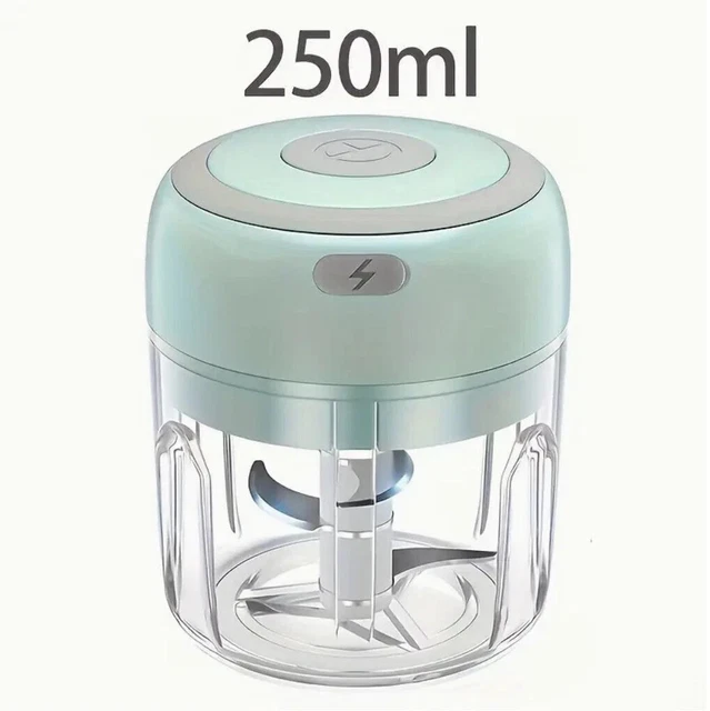 RECHARGEABLE WIRELESS ELECTRIC Mini Food Chopper Processor 250ML £10.25 ...