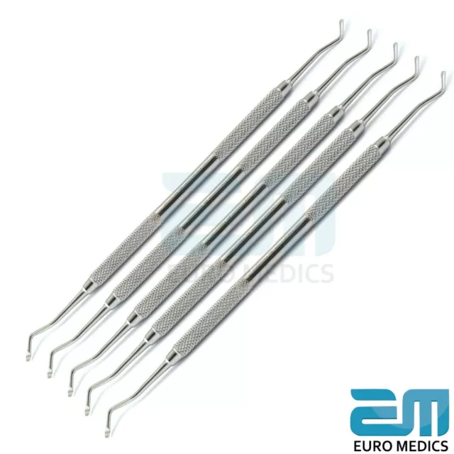 Excavator 18W Spoon 1.5mm Double Ended Dental Restorative Composite Instruments