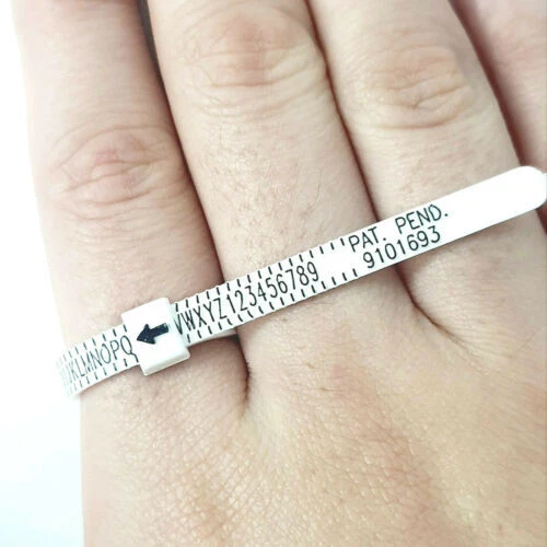 PLASTIC MULTI SIZER UK Ring Gauge easy check your Finger Size Size