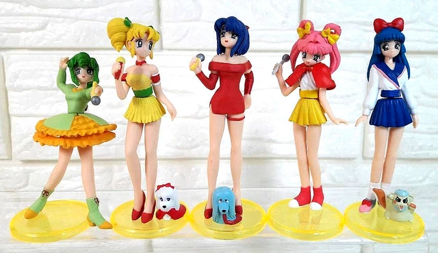 Set 5 Legend Of Idol Densetsu Eriko Rei Asagiri Yoko Saki  Kyoko Figure Yujin