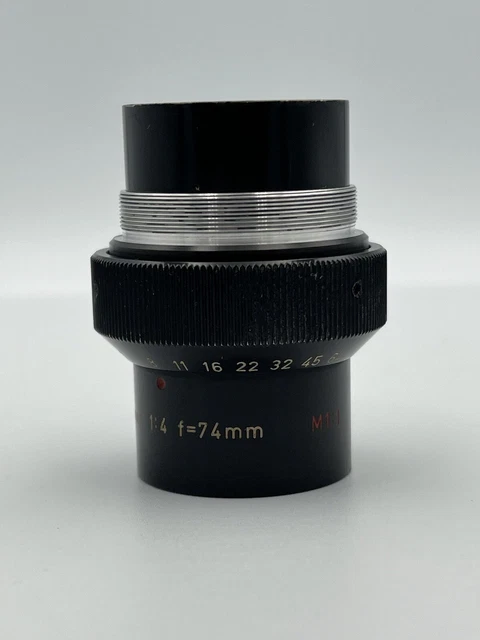 RARE Carl Zeiss S-Planar 1:4 f=74mm M1:1 Objektiv 2