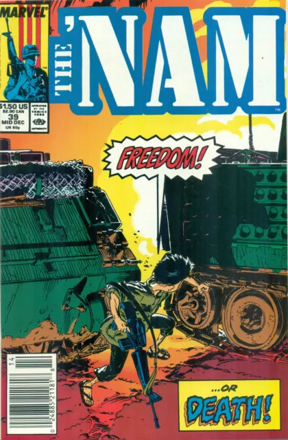 The Nam #39 By Murray Vansant Vietnam War Golden Cover POW MIA Marvel NM/M 1989