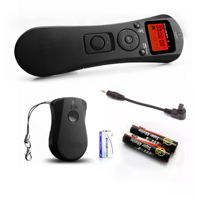 Wireless Timer Shutter Release Intervalometer Remote For Canon 7D 6D 5D II III