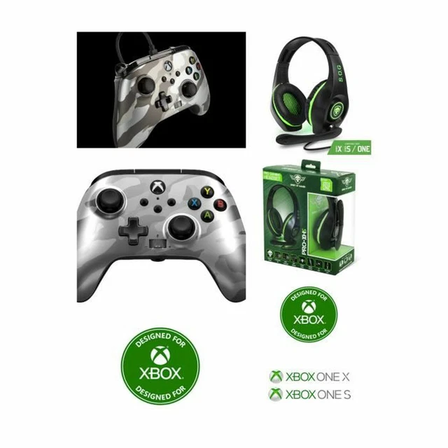 Pack Gaming - Manette XBOX Fortnite Édition Officielle + Casque Pro H3 - Bleu - Filaire