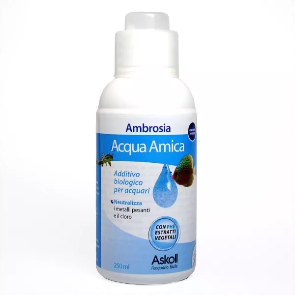 Askoll Ambrosia Acqua Amica 120 ml Additivo Biologico per Acquario