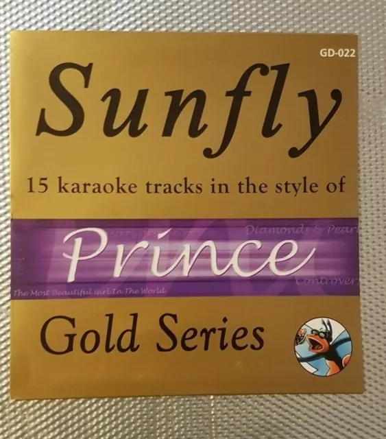 Sunfly Gold Series Vol 22 - Prince [SFGD022] - Karaoké CDG CD CD+G 2