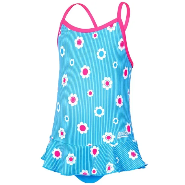 Zoggs Toddler Girls Holiday X Back Swimdress Brand New With Tags Size 2