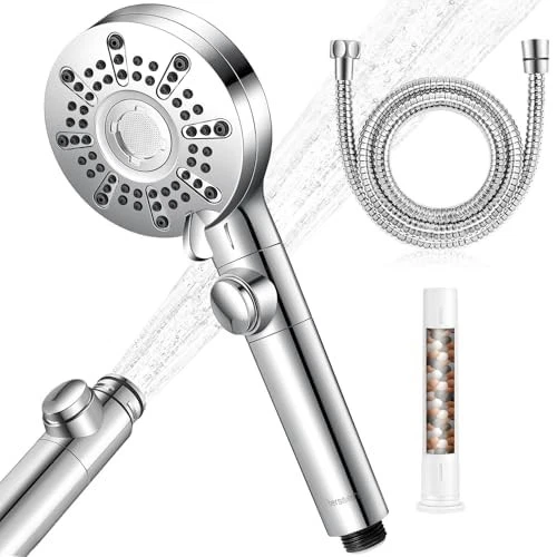 Vicloon Douchette Pommeau de Douche Economie Deau, avec 1.5M Flexible Vicloon Douchette Pommeau de Douche Economie Deau, avec 1.5M Flexible