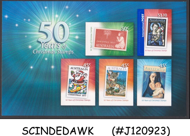 Australia - 2007 50 Years Of Christmas - Self-Adhesive Min/Sht Mint Nh