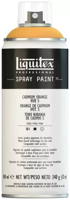 Liquitex Spray Paint 4455720 Cadmium Orange Hue 5 400 ml