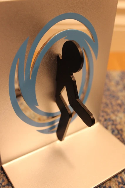 Half Life Portal 2 Bookend Set from ThinkGeek (Rare) 3