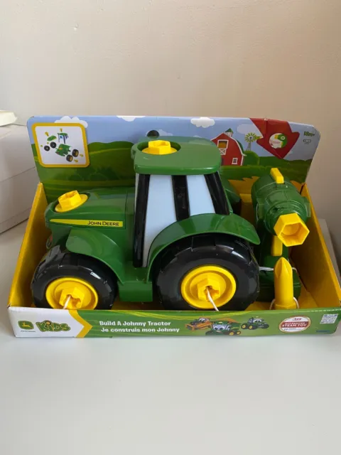 John Deere 46655 Bau-Ihr-Ihnen-Johnny-Traktor, Kinder Traktor zum Selbstbauen, H