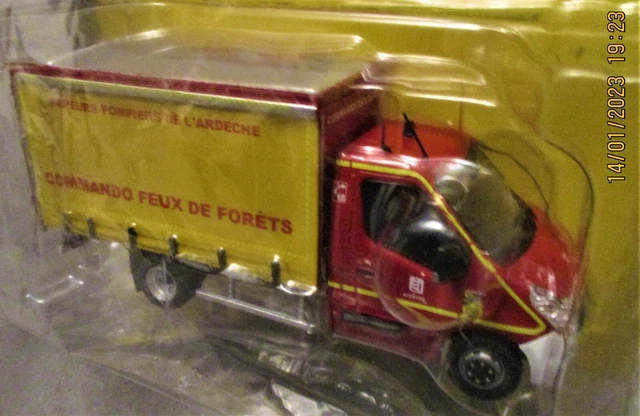 Camion De Pompiers Renault Master VCFF 1/43 - Modèle Réduit Neuf, échelle N°26 Lannery
