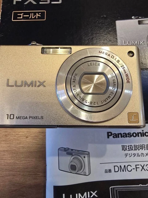 PANASONIC LUMIX DMC-FX35 Gold Digital Camera $197.74