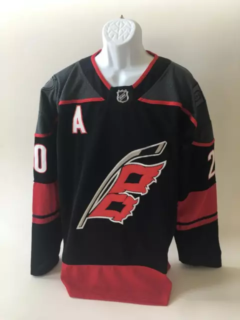 New Carolina Hurricanes Sebastian Aho #20 Stitched Hockey RED Jersey S-3XL