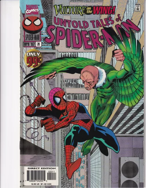 MARVEL Comics  UNTOLD TALES OF SPIDER-MAN Vol. 1 No. 20 April 1997