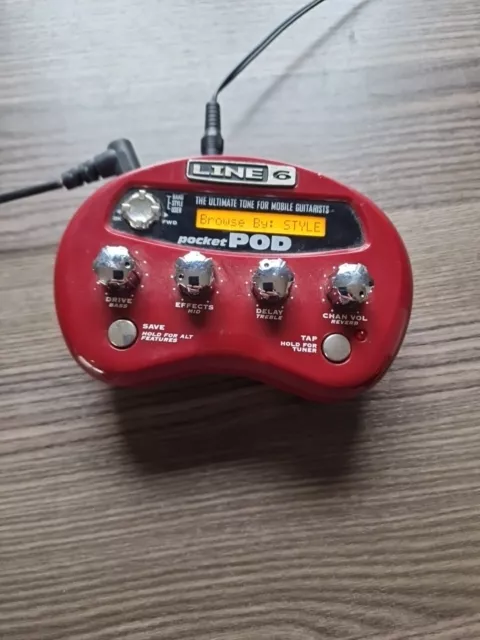 Line 6 Pocket Pod Digital Multi-Effects Processor for Electric Guitar -