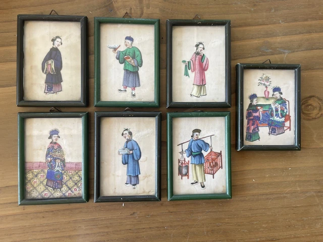 Rice paper paintings.