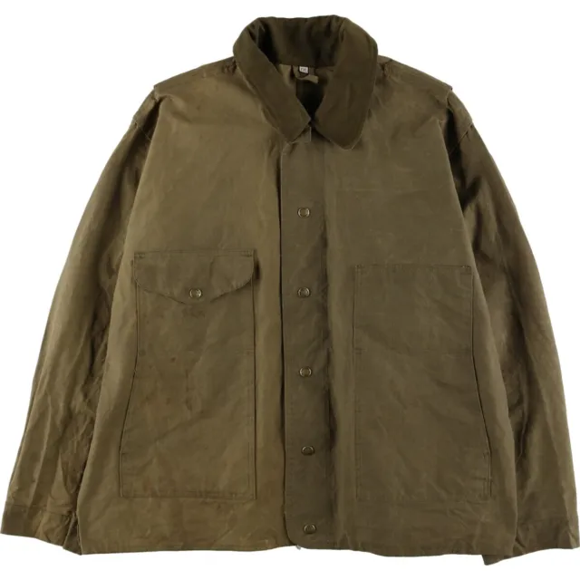 Filson Fly Fishing Wading Oil Finish Cover Cloth 1437 Jacket M