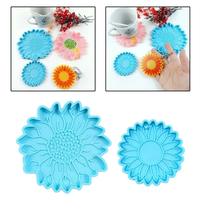 DIY Coaster Silikonformen Form Epoxidharz Casting Art Teeform