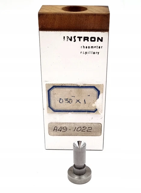 Capillary Rheometer Tip INSTRON A43 /#C O1ME 3915
