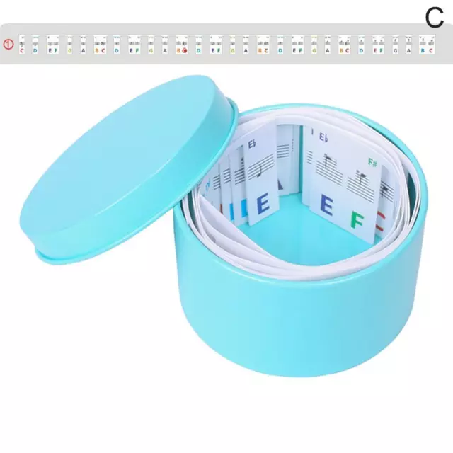 Removable Piano Keyboard Note Label Reusable Silicone Piano Sticker 61/88Key