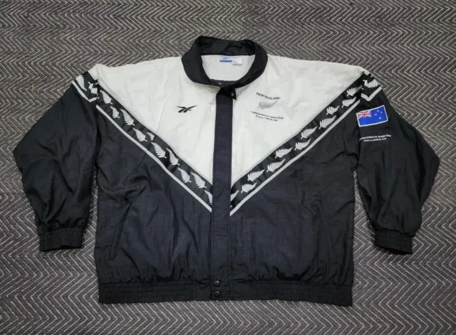 1998 New Zealand Commonwealth Games Team Kuala Lumpur Jacket By Reebok