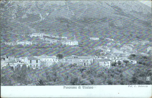 cr26 cartolina  panorama di vitulano provincia di     benevento campania