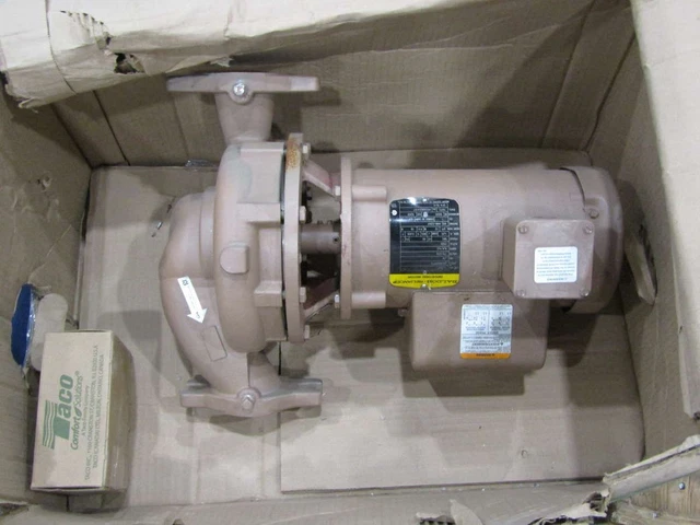 Taco 1935 3/4 HP 115/220V 2" Close-Coupled In-Line Pump