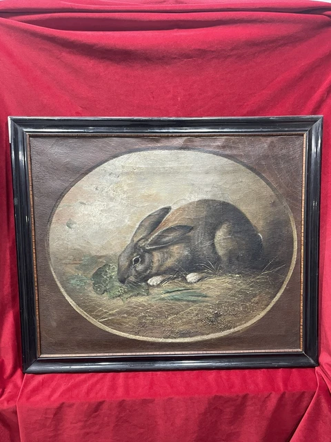 TABLEAU ANCIEN PAYSAGE avec Bergère Huile sur Toile XVIIIe Siècle