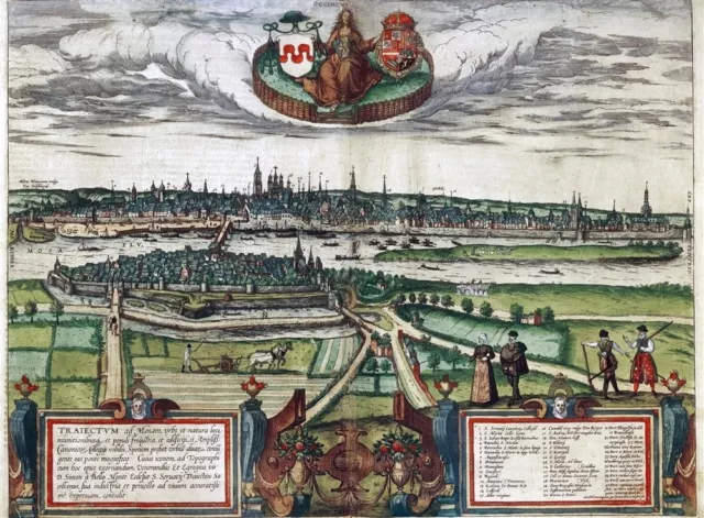 Reproduction plan ancien de Maastricht 1575